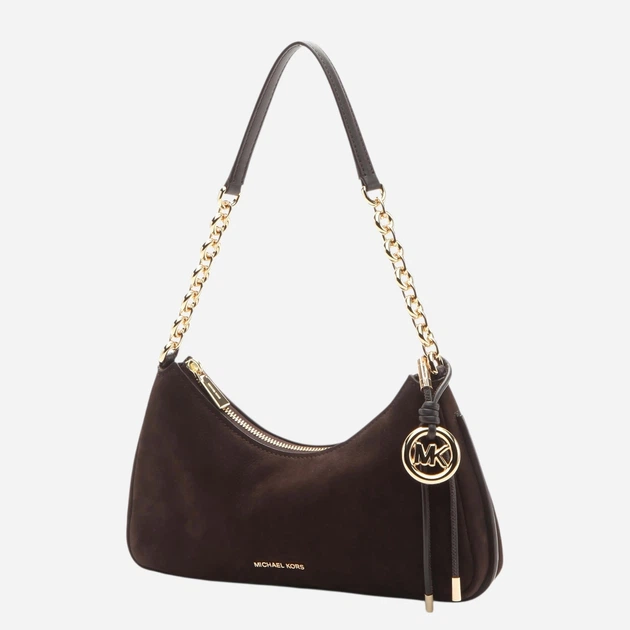 Torebka bagietka damska skórzana Michael Kors 32R6GY5W6L-251 Brązowa (800070364521) - obraz 3