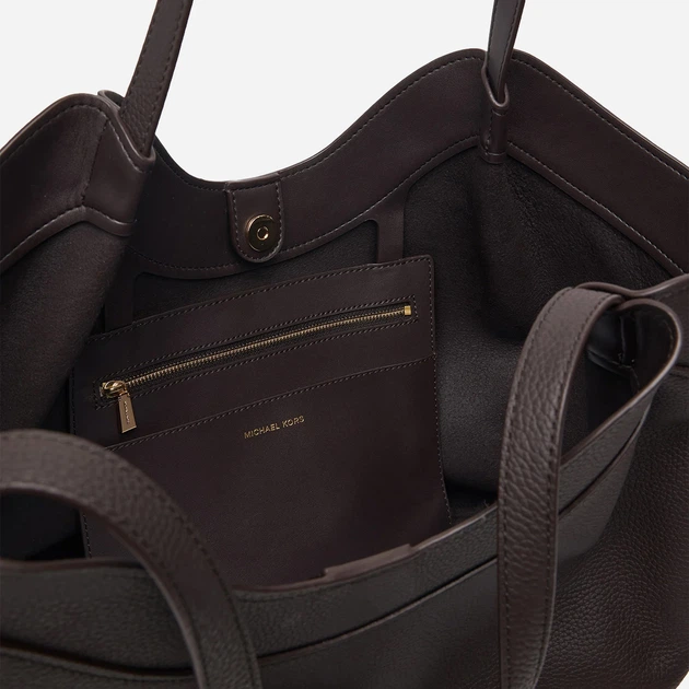 Torebka shopper damska skórzana Michael Kors 30F6GY5T9L-251 Brązowa (800070364531) - obraz 4