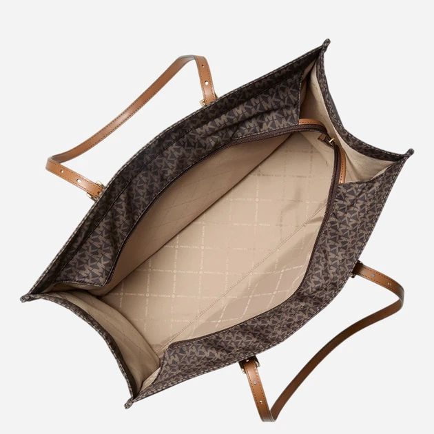 Torebka shopper damska materiałowa Michael Kors 30S6G6ZT7C-252 Brązowa (800070364526) - Zdjęcie 3 Torebka shopper damska materiałowa Michael Kors 30S6G6ZT7C-252 Brązowa (800070364526) - obraz 3