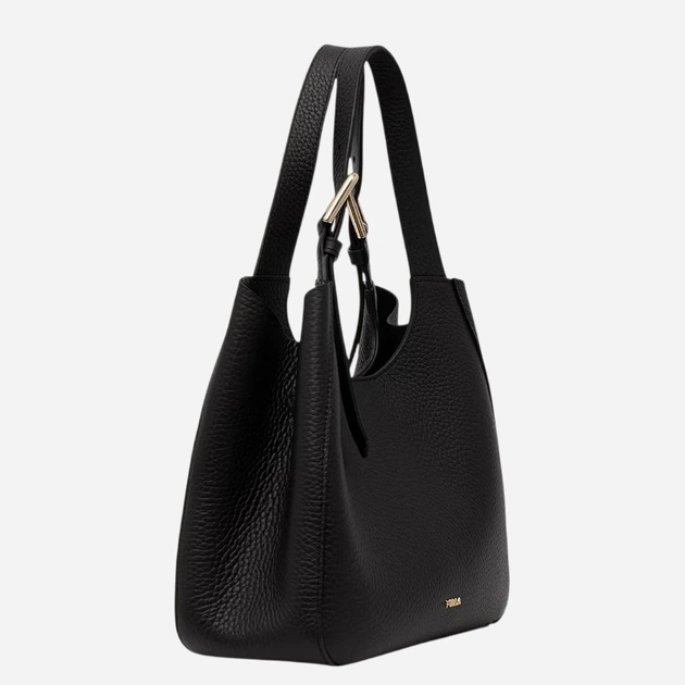 Сумка жіноча з натуральної шкіри середня Furla WB02207BX4767O60001007 Чорна (800070364611) - Фото 3 Сумка жіноча з натуральної шкіри середня Furla WB02207BX4767O60001007 Чорна (800070364611) - зображення 3