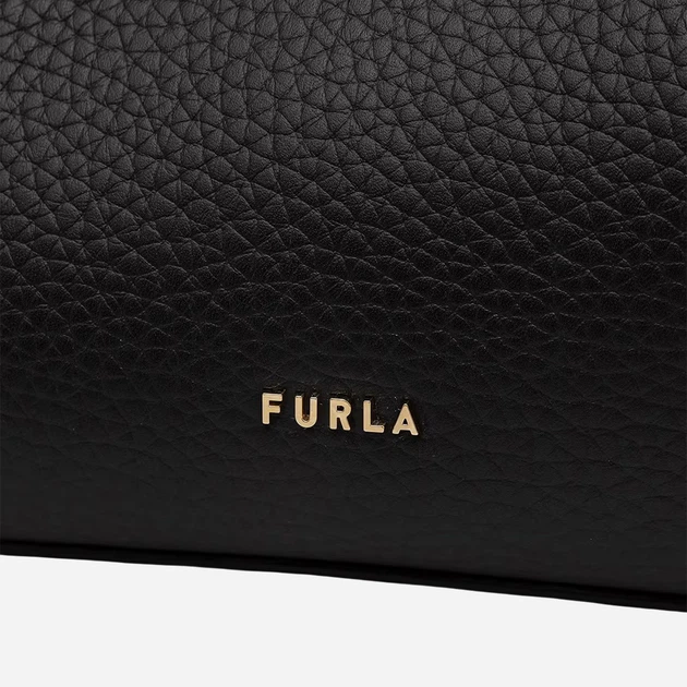 Сумка жіноча з натуральної шкіри середня Furla WB02207BX4767O60001007 Чорна (800070364611) - зображення 6