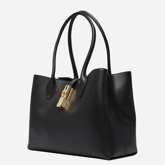 Сумка шопер жіноча з натуральної шкіри Furla WB01978ARE000O60001007 Чорна (800070364651) - Фото 4 Сумка шопер жіноча з натуральної шкіри Furla WB01978ARE000O60001007 Чорна (800070364651) - зображення 4