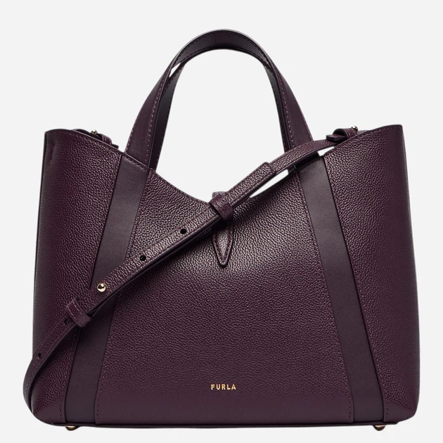 Сумка крос-боді через плече жіноча з натуральної шкіри середня Furla WB01789BX33534906S1007 Баклажанова (800070364657) - Фото 3 Сумка крос-боді через плече жіноча з натуральної шкіри середня Furla WB01789BX33534906S1007 Баклажанова (800070364657) - зображення 3
