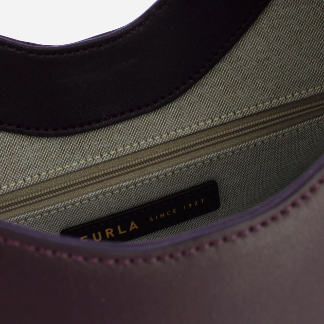 Сумка жіноча з натуральної шкіри середня Furla WB01499BX31044906S1007 Баклажанова (800070364655) - Фото 4 Сумка жіноча з натуральної шкіри середня Furla WB01499BX31044906S1007 Баклажанова (800070364655) - зображення 4