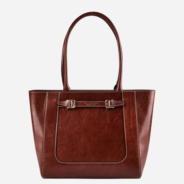 Torebka shopper damska skórzana The Bridge 44353501-14 Brązowa (800070364973) - Zdjęcie 1 Torebka shopper damska skórzana The Bridge 44353501-14 Brązowa (800070364973) - obraz 1