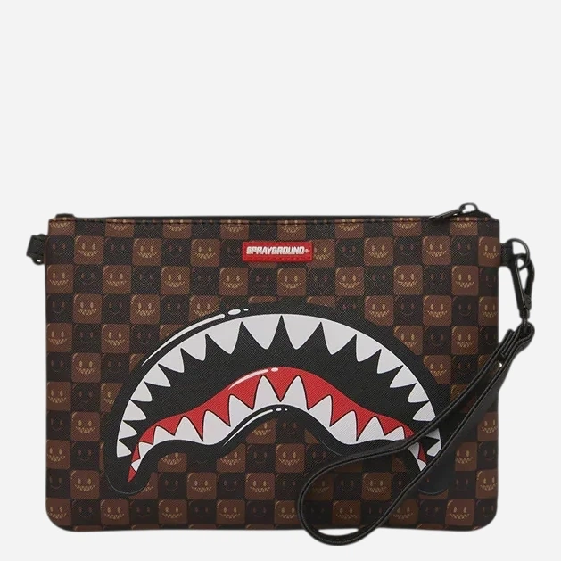 Сумка крос-боді через плече зі штучної шкіри Sprayground 910B9307NSZ Коричнева (800070365365) - зображення 5