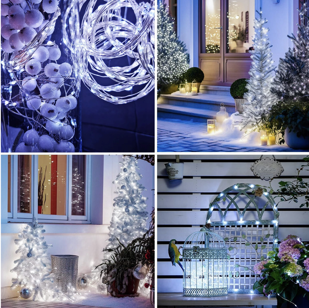 Світлодіодна гірлянда-нитка на котушці Springos CL4044 1000 LED Холодний білий (5907719442389) - зображення 3