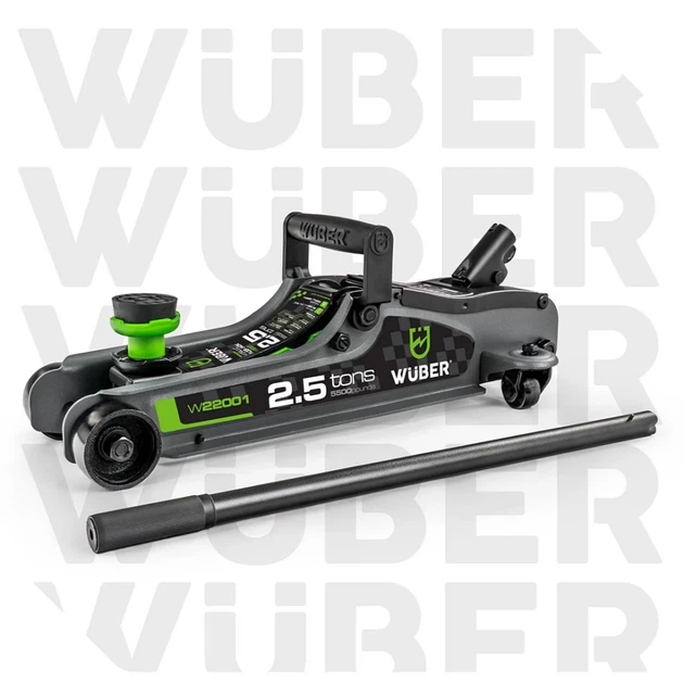 Домкрат автомобильный низкопрофильный Wuber 90-360 мм 2,5 т (5908239734749) - изображение 6