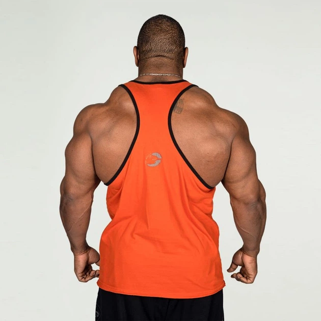 Чоловіча спортивна майка GASP Vintage T-back Помаранчевий (розмір - М) - Фото 3 Чоловіча спортивна майка GASP Vintage T-back Помаранчевий (розмір - М) - зображення 3