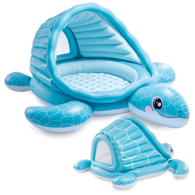 Надувний басейн Intex Turtle Cove Playland 218x206x97 см з дахом (6941057430423) - зображення 11