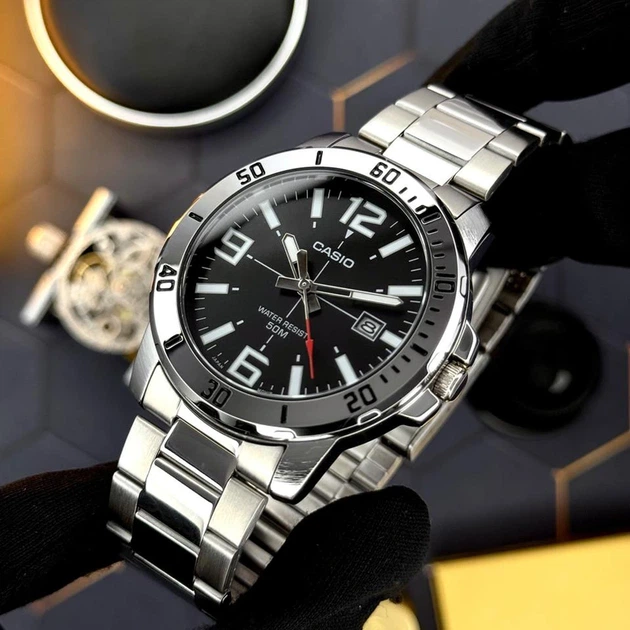 Наручний годинник Casio MTP-VD01D-1B - изображение 2