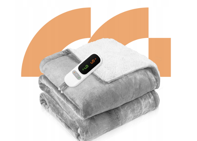 Электроодеяло MalTec CozyHeat 160 Вт 180×160 см 9 уровней температуры Одеяло с подогревом и таймером на 1–9 часов - изображение 9