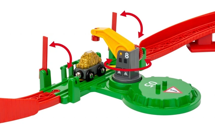 Игровой набор Ravensburger BRIO World Большой грузовой пункт на горе (36010) - изображение 9