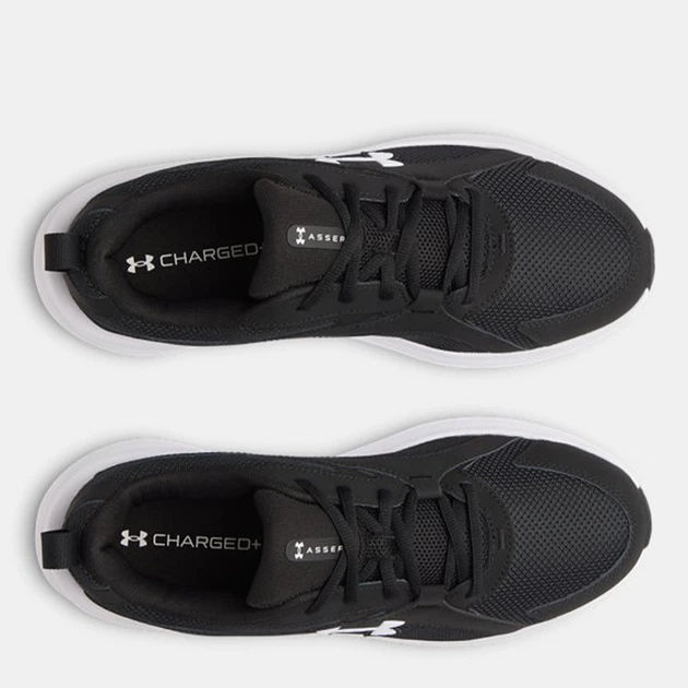 Мужские кроссовки для бега Under Armour Assert 11 6006723-001 41 (8US) 26 см Черно-белые (198633595915) - Фото 4 Мужские кроссовки для бега Under Armour Assert 11 6006723-001 41 (8US) 26 см Черно-белые (198633595915) - изображение 4