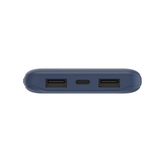 Портативний зарядний пристрій Belkin 10000mAh 15W Dual USB-A USB-C Blue (BPB011BTBL) - зображення 4