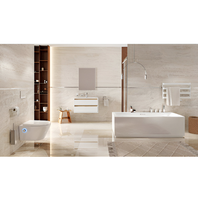 Подвесной унитаз Excellent Dakota 2.0 D2 593x370 овальный, с сидением, белый - Фото 2 Подвесной унитаз Excellent Dakota 2.0 D2 593x370 овальный, с сидением, белый - изображение 2