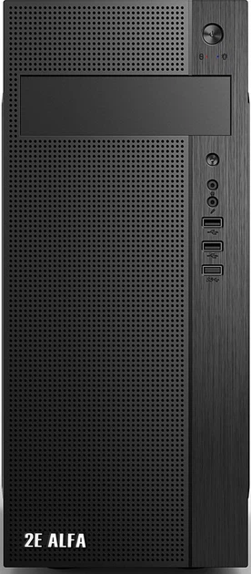 Корпус для ПК 2E Alfa E185 (2E-E185) Black ATX без БЖ - зображення 6