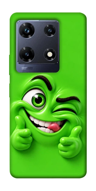 Чехол для Infinix Note 30 Pro NFC с принтом Зелений-приколіст - Фото 1 Чехол для Infinix Note 30 Pro NFC с принтом Зелений-приколіст - изображение 1