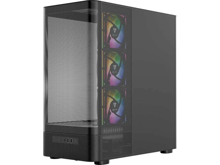 Корпус MODECOM VOLCANO AQ400 ARGB MIDI BLACK (MC-A-AQ400-4FA-B) - зображення 10
