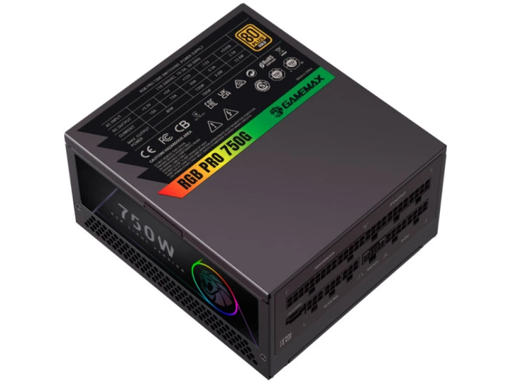 Блок живлення Gamemax RGB Pro 750G Black - Фото 3 Блок живлення Gamemax RGB Pro 750G Black - изображение 3