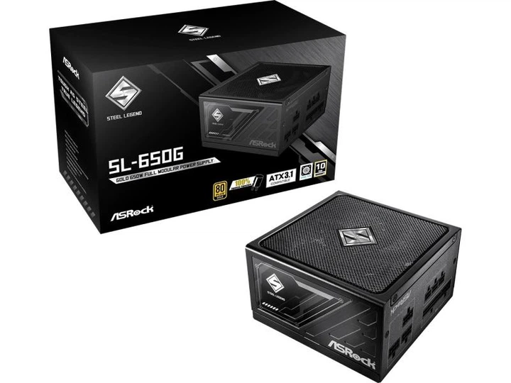 Блок живлення ASRock Steel Legend 650W (SL-650G) - изображение 5