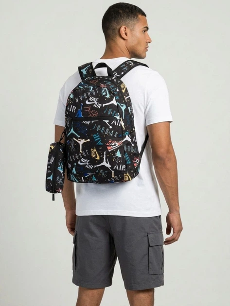 Jordan Backpack Collage Рюкзак 17 л вміщує формат А4 Jordan Jan Air School Backpack 9B0503-F69 ...