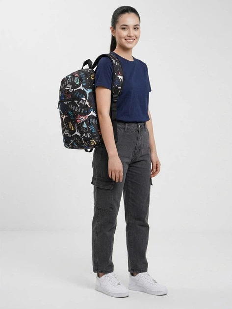 Рюкзак спортивный 17 л вмещает формат А4 Jordan Jan Air School Backpack 9B0503-F69 Комбинированный (195243831883) - Фото 3 Рюкзак спортивный 17 л вмещает формат А4 Jordan Jan Air School Backpack 9B0503-F69 Комбинированный (195243831883) - изображение 3