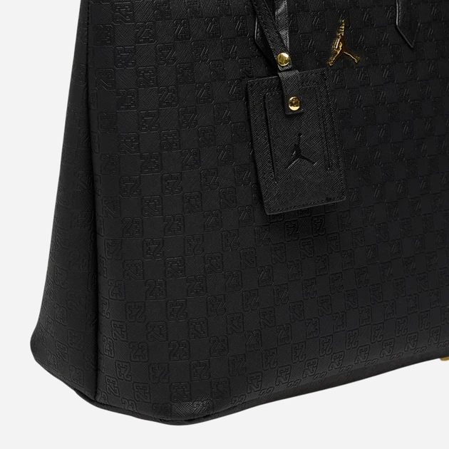 Спортивная сумка шоппер женская Jordan Jam Monogram Tote Bag LM0990-K5X Черная (196327085766) - изображение 4