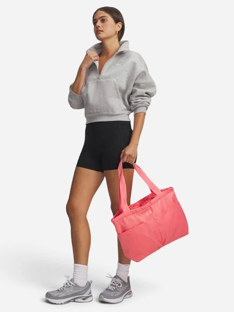 Спортивная сумка шоппер женская Under Armour Studio Lite Tote 1388920-600 Розовая (198634057948) - изображение 2