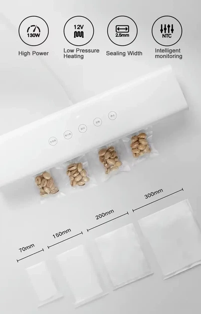 Вакууматор Xiaomi Mijia Automatic Vacuum Sealer - изображение 7