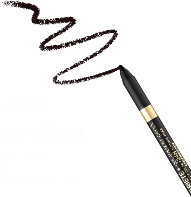 Kredka do oczu Eveline Variete Gel Eye Liner 01 Black 8.6 g (5903416037873) - Zdjęcie 2 Kredka do oczu Eveline Variete Gel Eye Liner 01 Black 8.6 g (5903416037873) - obraz 2