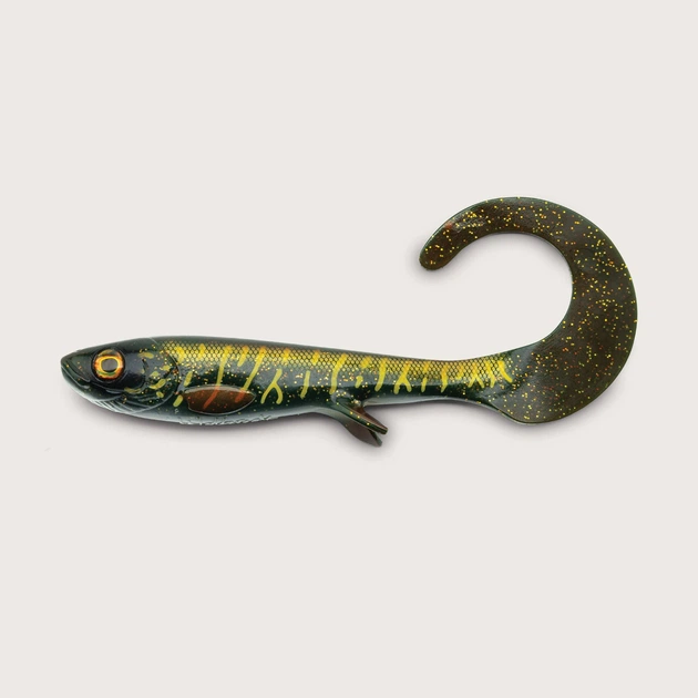 Твістер Wolfcreek Lures Curly 22 220 мм 75 г #C018 Green Motoroil Pike (WCL-CURLY22-C018) - изображение 2