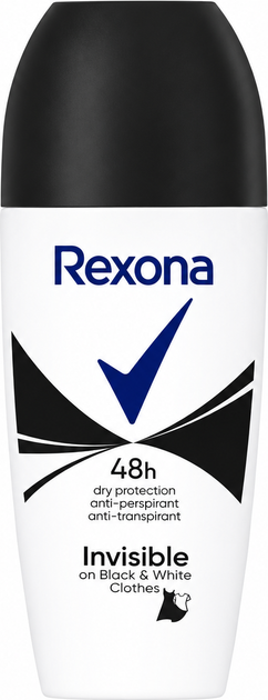 Antyperspirant w kulce Rexona Invisible Black & White 50 ml (59095644) - Zdjęcie 1 Antyperspirant w kulce Rexona Invisible Black & White 50 ml (59095644) - obraz 1