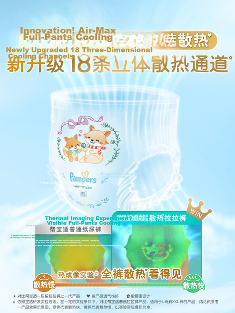 Підгузки-трусики Pampers Cooling Champion XXXL (від 17 кг), 40 шт - зображення 2