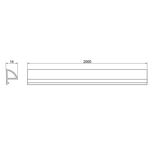 Декоративная планка для поддона и ванны Qtap Water cover WHI60201401 - изображение 2