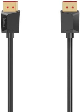 Kabel Hama DisplayPort 2.1 8K 40 Gbit/s 2 m Black (00200795) - obraz 2