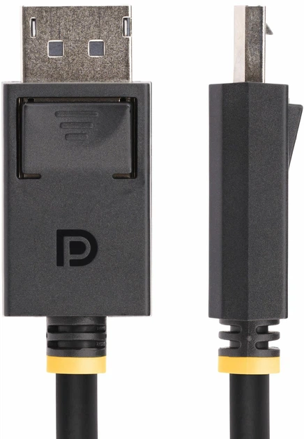 Kabel StarTech DisplayPort 2.1 DP40 2 m Black (DP21-2M-DP40-CABLE) - obraz 2