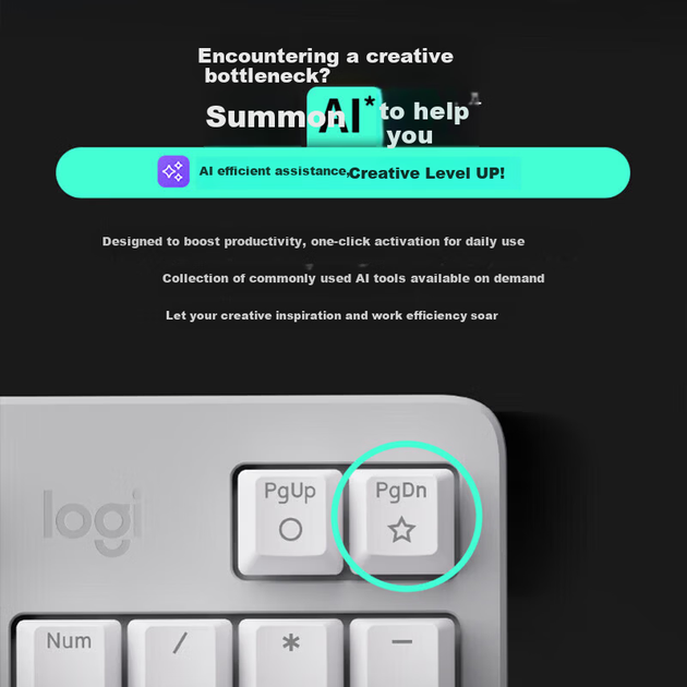 Комплект Logitech M550+K848: офисная клавиатура и мышь с Bluetooth, беспроводная мышь, цифровая клавиатура для бизнеса и ноутбука, набор из 99 клавиш. - изображение 7