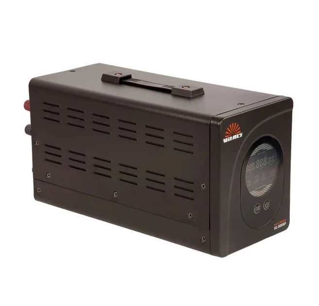 UPS ИБП с правильной синусоидой Vitals Master UL500SP 500VA 300Вт, LCD, 1xSchuko, LCD, 12V под внешний АКБ, заряд 8А - изображение 2