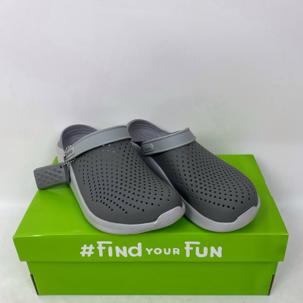 Крокси LiteRide Clog Grey, розмір 43 - изображение 7