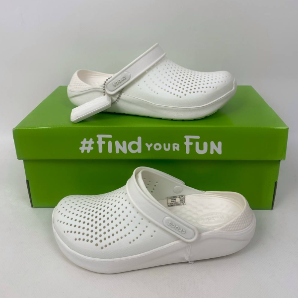 Крокси LiteRide Clog White, розмір 39 - зображення 6