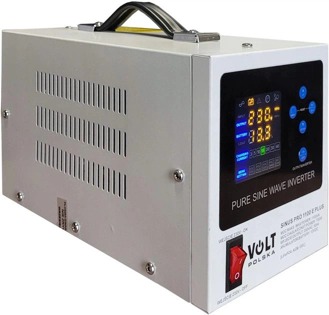 ДБЖ Volt Polska Sinus PRO 1100 E Plus 12/230V 700W/1100VA (3SPM11012M) - Фото 2 ДБЖ Volt Polska Sinus PRO 1100 E Plus 12/230V 700W/1100VA (3SPM11012M) - изображение 2