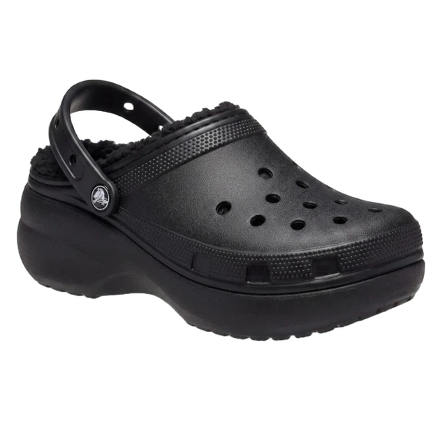 Крокси Classic Platform Lined Black, розмір 36 - зображення 7