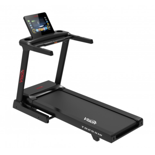 Электрическая беговая дорожка Vigor TD2551G iConsole, 4 л. с., до 24 км/ч, 15,6" TFT-дисплей, Bluetooth, 27 программ, до 150 кг - изображение 5
