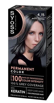 Farba do włosów Syoss trwała 4-15 Dymny chrom 115 ml (9000101266481) - Zdjęcie 1 Farba do włosów Syoss trwała 4-15 Dymny chrom 115 ml (9000101266481) - obraz 1