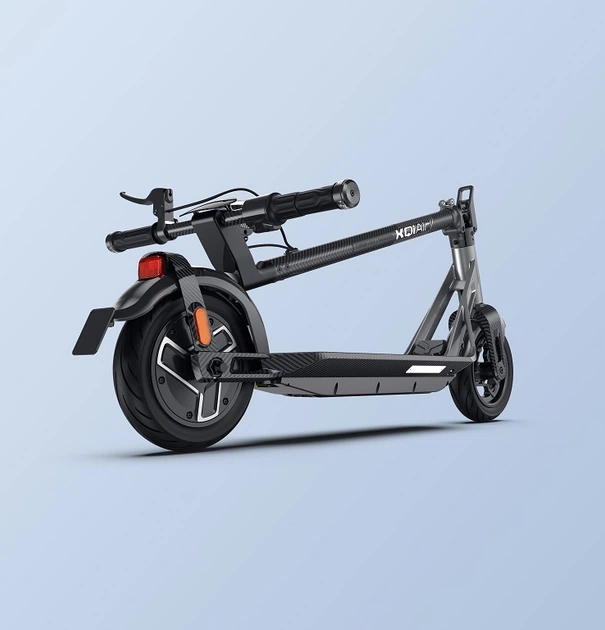 Електросамокат NIU KQi Air Carbon + Magnesium UltraLight 9.5" 350(700)W 9.4Ah 50km 25km/h App 11.9 kg Black (KRP36EB1E11) - зображення 14