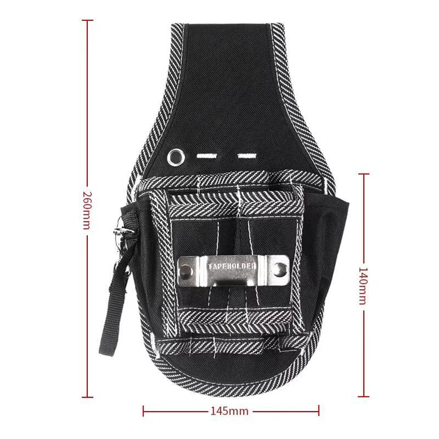 Сумка для инструмента на пояс 9в1 черный - изображение 3