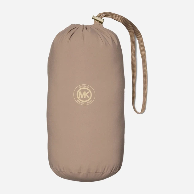 Куртка демисезонная короткая с капюшоном женская Michael Kors 604437513 S Бежевая (1163239234) - изображение 3