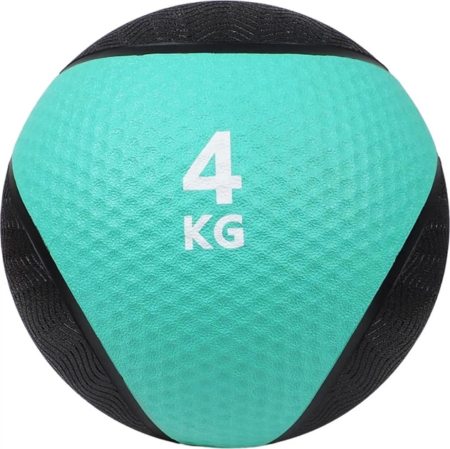 Piłka lekarska Profit Force gumowa 4 kg Turkusowa (5904310939522) - Zdjęcie 2 Piłka lekarska Profit Force gumowa 4 kg Turkusowa (5904310939522) - obraz 2