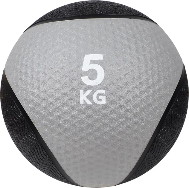 Piłka lekarska Profit Force gumowa 5 kg Szara (5904310939539) - Zdjęcie 2 Piłka lekarska Profit Force gumowa 5 kg Szara (5904310939539) - obraz 2